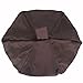 Children's Cotton Dark Chocolate Brown Gaming Seat Classic Bean Bag with Filling
