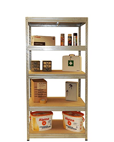 LC Regal Lagerregal 180x90x60cm verzinkt 5 Böden - 3