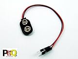 Arduino kompatibel POPESQ® - Adapter Batterie/Battery 9v - BREADBOARD Steckbrett Stecker Dupont Arduino kompatibel Compatible #A915