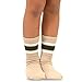 TeeHee (Naartjie) Kids Boys Basic Cotton Crew Socks 6 Pair Pack (6-8 Years, Sport Rib Stripe)