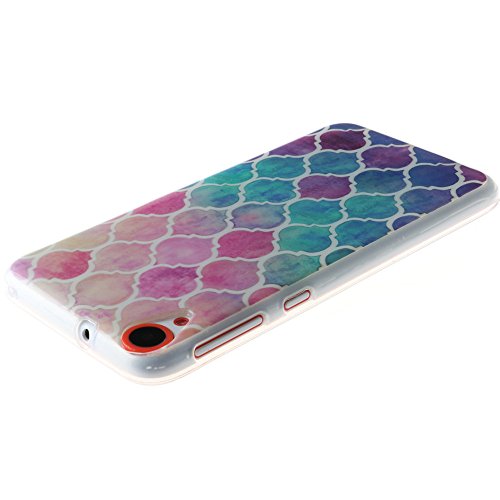 Nancen HTC Desire 820 (5,5 Zoll) Ultral Slim Weich TPU Silikon Case / Hülle / Handyhülle Backcover. Anti-Kratz und Anti-Staub. - 3