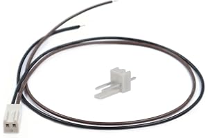 Xenterio Serie CV Platinen-Anschlussset mit geraden Stiftleisten, Raster 2,54mm, 2-polig, Buchse mit 300mm Kabel, 10 Paare