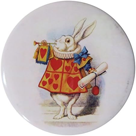 Alice in Wonderland White Rabbit Pocket Mirror