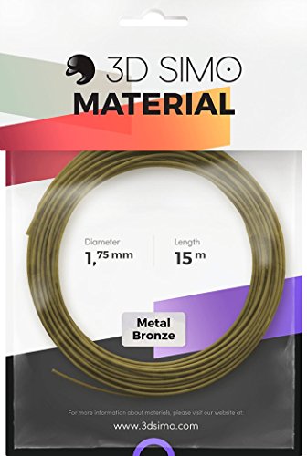 METAL filament, 1.75mm diameter METAL material for 3Dsimo mini, 3Dpen filament, 3D printing material.