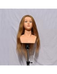Amazon Co Uk Charming Human Hair Training Heads Hairdresser