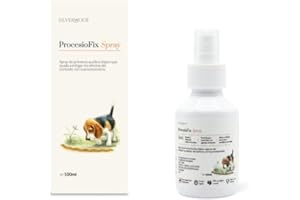 Miscota Silverwoof ProcesioFix Spray Perros 100 ml, Spray de Primeros Auxilios Tras Contacto con Procesionaria, con Aloe Vera, Zinc, Glicerina y Vinagre de Manzana, para Zonas Sensibles