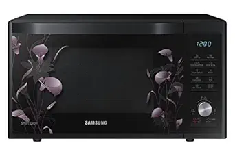 Samsung 32 L Convection Microwave Oven (MC32J7055VB/TL, Black Floral)
