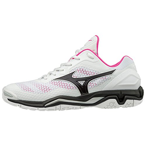 Preisvergleich Produktbild Mizuno WAVE STEALTH V Damen Handballschuhe - white / pink