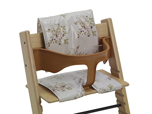 Highchair cushions - Wipe Clean oilcloth (Vintage Floral)