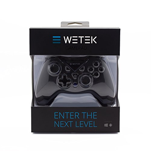 Gamepad   Joystick WeTek para sistemas Android  smart boxes  m  viles y smartphones  tablet  mobile gaming   Gamefly  Windows PC USB 2 0 Bluetooth 2 1 Inal  mbrico Wireless Bater  a de Litio