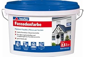 BAUFAN BAUCHEMIE LEIPZIG GMBH Baufan Fassadenfarbe Standard 2,5 Liter