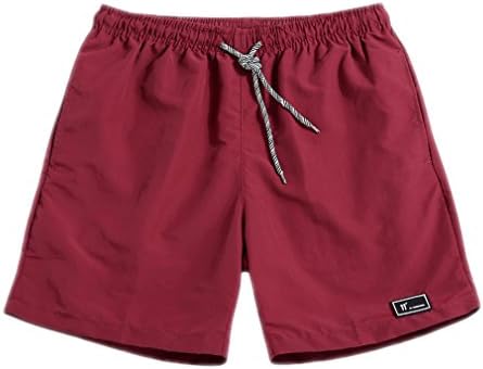 2018 New Fashion Summer Shorts Men Breathable Casual Shorts Red M