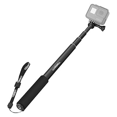 Luxebell Perche de Selfie Monopode Extensible de Luxebell pour Gopro Hero 5 4 Hero 3+ Hero 3 hero 2 / Sony Action Cam / Canon / Nikon / Sony / Panasonic / Olympus SJ5000 SJ4000 - Noir