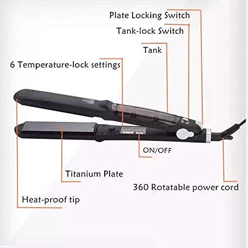 Steam Hair Straightener Spray Electric Splint Straightener Fast Hair Styler Black reviews Steam Hair Straightener Spray Electric Splint Straightener Fast Hair Styler Black