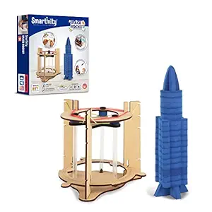 Smartivity Space Rocket STEM Toy, Educational & Construction based DIY Fun Activity Game for Kids 6 to 14, Gifts for Boys & Girls, Learn Science Engineering Project, Made in India by IIT Delhi Venture