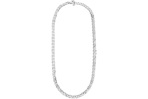 Fossil Unisex Heritage Silver and Acier Stainless Steel Necklace Length 508 mm + 55 mm Length 8.7 mm Stainless Steel Length 508 mm + 55 mm Width 8.7 mm Acier Acier