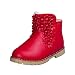 Produktbild Mädchen Baby Mode Floral Martin Schuhe Nette Kleinkind Sneaker Winter Schnee Stiefel (Alter: 5-----5.5 Y Kid, Rot)