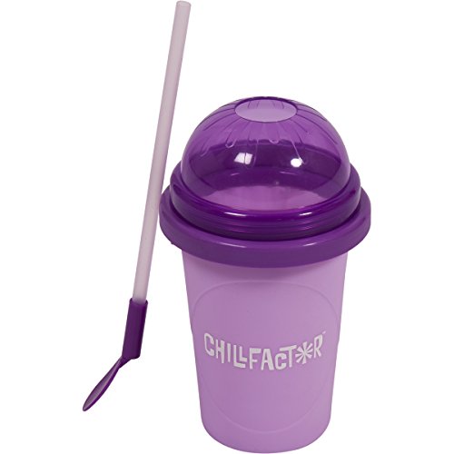 Chill Factor Super Magic Colour Change Slushy Maker & Straw Spoon PURPLE Slush Cup Frozen Ice Drink Freeze Squeeze Chilled Iced Drinks Fun Gift for Kids Non Toxic BPA Free No Mess No Fuss reviews Chill Factor Super Magic Colour Change Slushy Maker & Straw Spoon PURPLE Slush Cup Frozen Ice Drink Freeze Squeeze Chilled Iced Drinks Fun Gift for Kids Non Toxic BPA Free No Mess No Fuss