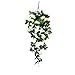 Produktbild Junjie Simulation Gefälschte Blume Rose Vine Wandbehang Blumen Maxi Orchidee Hängekorb Blume Wohnzimmer Balkon Dekoration Multicolor