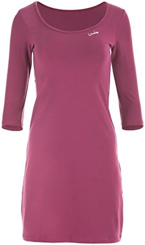 WINSHAPE Women's Damen Zeitloses 3/4-arm-a-linien-minikleid Wk2 Street Style Sport Freizeit Mini dress