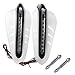 Generic Motorcycle Handguards , A Pair Universal Motorcycle Handle Brush Bar Hand Guard Protector Cover with Led Light For 7/8" Grips - 300*140*110mm, white RS.1970.00