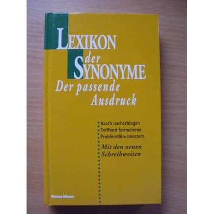 Suchergebnis auf Amazon.de für: Lexikon der Synonyme Der passende ...