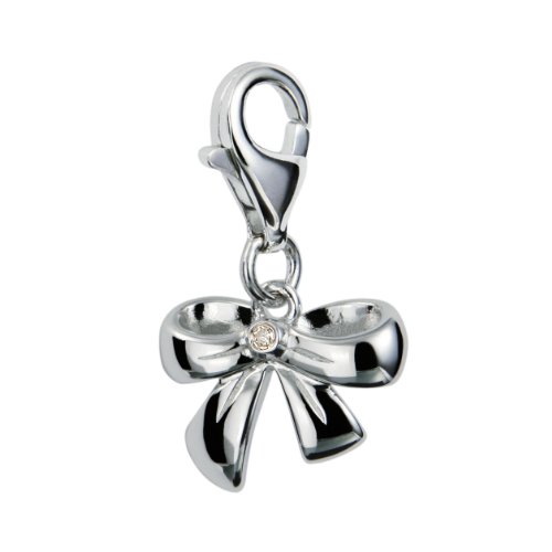 Hot Diamonds Charms Anhnger 925 Sterling Silber mit echten Diamanten DT010