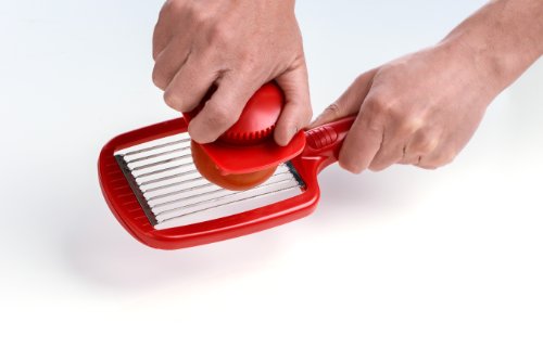 Premier Housewares 0806531 Tomate Schneider mit Druecker, rot - 2