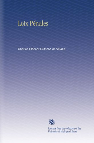 Loix Pénales