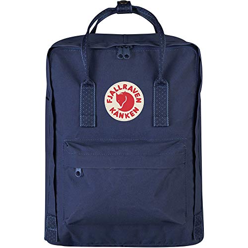 Fjällräven Kånken F23510, Mochilla Unisex, Azul (Rl Ble-Piipe Patrn), 16 L (38 x 27 x 13 cm)