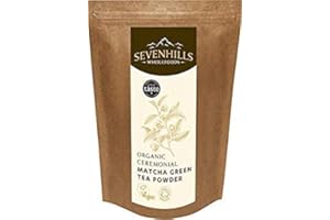 Sevenhills Wholefoods Organiczna Japońska Ceremoni Zielona Herbata Matcha W Proszku 100g