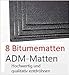 Produktbild Bitumenmatte Bitume ADM ADM-Matte Anti/Droehn/Matte 50 x 20 cm selbstklebend (8 Stück) Türdämmung Dämmung Dämmmaterial Dämmmatte Carhifi Autohifi Oldtimer