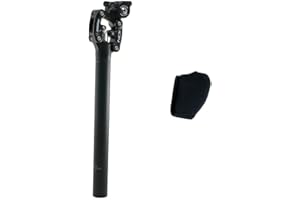 SR Suntour SP12 NCX Suspension Seat Post with Protective Cover 31.6X400mm,Black, VK2353