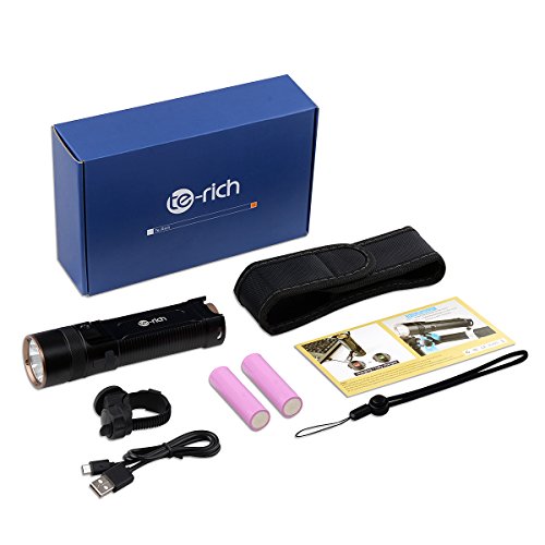 LED Scheinwerfer, LED Scheinwerfer, 1200 Lumen, Fahrradlicht, Fahrradbeleuchtung Set, wasserdicht, IPX61200 Lumen, Fahrradlicht, USB aufladbar, Fahrradbeleuchtung Set, LED Taschenlampe,wasserdicht, IPX6 - 6