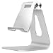 Produktbild Handy ständer, MBLAI Handy halterung, Aluminium Halterung, Smartphone Halterung, Tablet Ständer, Phone Ständer, Docking Station für iPhone, Samsung (alle Handys), iPad, Kindle und Tablets -Silber