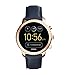 Produktbild Fossil Herren Smartwatch Q Explorist 3. Generation - Leder - Dunkelblau / Klassische & elegante Smartwatch im Vintage Design mit diversen Funktionen / Für Android & iOS