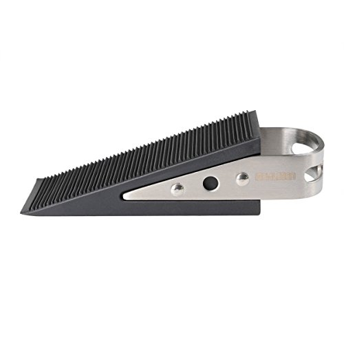 IDEALEBEN 2er-Pack Türstopper Türkeil Türpuffer Edelstahl und Gummi Design Antirutsch - 6