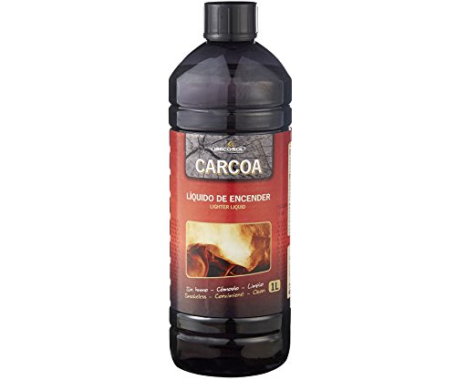 Carcoa Fuego 0330 Liquido de Encendido 1 LT, Rojo, 12.5x8x8 cm