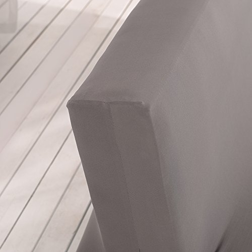 confronta il prezzo Fodera copridivano, tutto in uno: fodera protettiva per divano-letto pieghevole ed elasticizzata, senza braccioli, a tinta unita Gray miglior prezzo