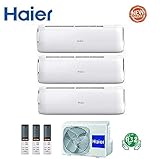  Aire acondicionado climatizador Haier Dawn R-32 Trial Split Inverter 9000 + 9000 + 12000 con 3U68S2SC1FA WI-FI Ready