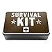Produktbild Braun Survival Kit Metall Aufbewahrungsdose Box mit Teebaumöl