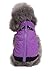 Produktbild GUOKAIXU Winter Pet Kleidung Reißverschlussjacke Baumwolle Kann auf Beiden Seiten Getragen Werden,Purple,M