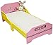 Bebe Style Children's Junior Wooden Bed (Pink, Crayon Themed)