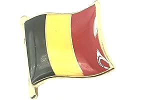 Belgisk belgisk metallemalj land flagga pin emblem, Metall