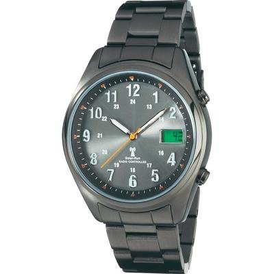 Preisvergleich Produktbild Funk-Solar Armbanduhr Metall-Multiband