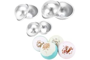 ZJCHAO Stampi per bombe da bagno, Bombe da Bagno Fai da Te a Forma di Sfera Bomba Stampi Fizzy Forniture, per Realizzare Bombe da Bagno per Colorazione del Sapone, Bath Bomb (7#)