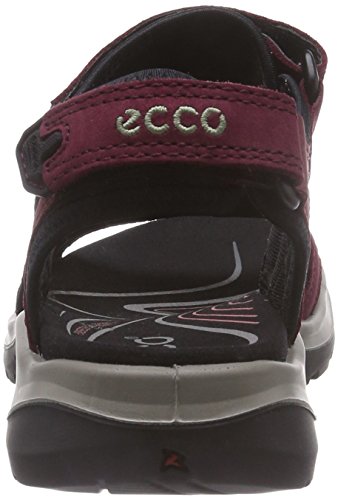 Ecco Offroad, Sandalias con Punta Abierta para Mujer, Rosa (Morillo/Port/Black59277), 39
