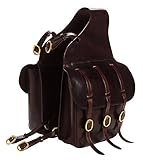 Doppelpacktasche Satteltasche für Pferde braun