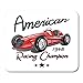 Price comparison product image AOCCK Gaming Mouse Pad Retro Vintage Sport Racing Car Graphics American Race Motorcycle Sticker Auto 11.8"x 9.8" Decor Office Nonslip Rubber Backing Mousepad Mouse Mat