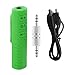 Produktbild fdghhgjgtkuyiuy 2018 2019 Mini Wireless Bluetooth 4,1 Empfänger Freisprecheinrichtung 3,5 mm Auto Audio Adapter mit Mikrofon für Autoradios Telefon MP3 (grün)